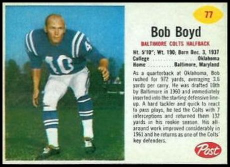 77 Bob Boyd